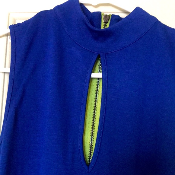 Blue and black bodycon dress - Picture 2 of 4